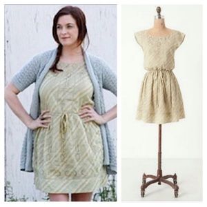 Anthropologie Meadow Rue eyelet kinda dress size 8